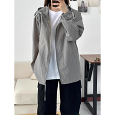 GENIOLAMODE户外冰丝防晒衣男士夏季UPF50+防紫外透气防晒服外套，男装防晒衣，星座1210-1