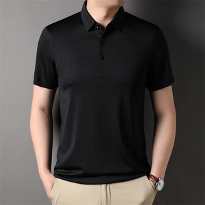夏季商务休闲男士短袖polo衫中年男翻领T恤HP76215-P130,男装Polo衫,星座1105-3