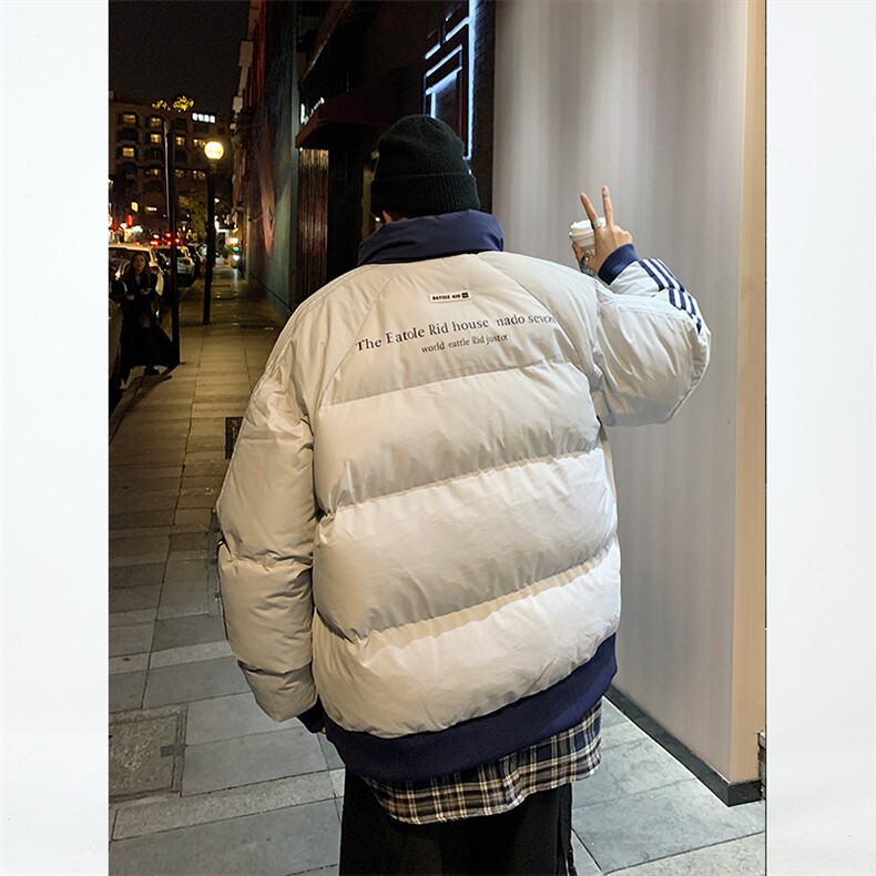 MF01-P128男女款加厚保暖棉衣宽松面包服棉袄外套,男装棉衣,电商B327