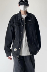 潮流休闲大码宽松男女做旧牛仔外套夹克J6023-P60【特价】，男装工装外套，电商A007