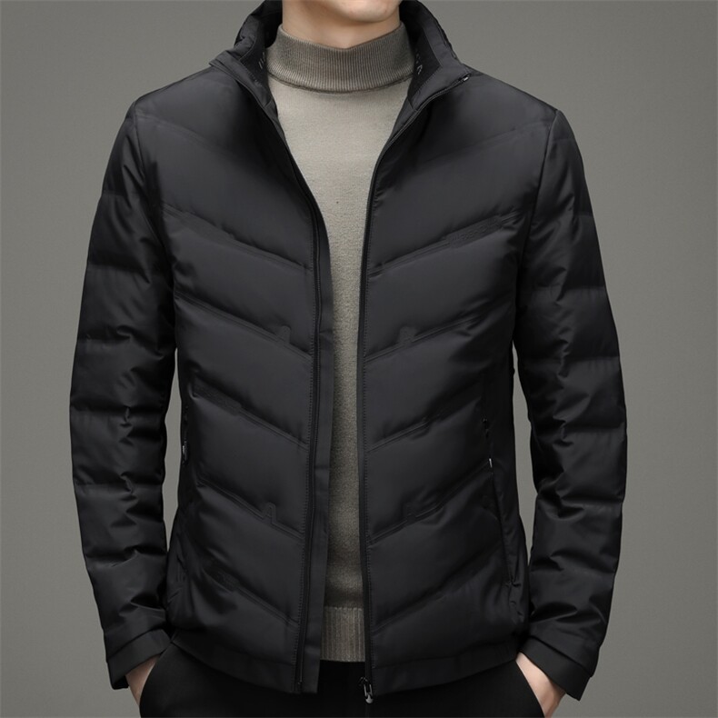 羽绒服男装保暖2023冬季新款连帽中青年男士外套SNNYR862023-P210,男装羽绒服,电商B212（原钱塘6029）