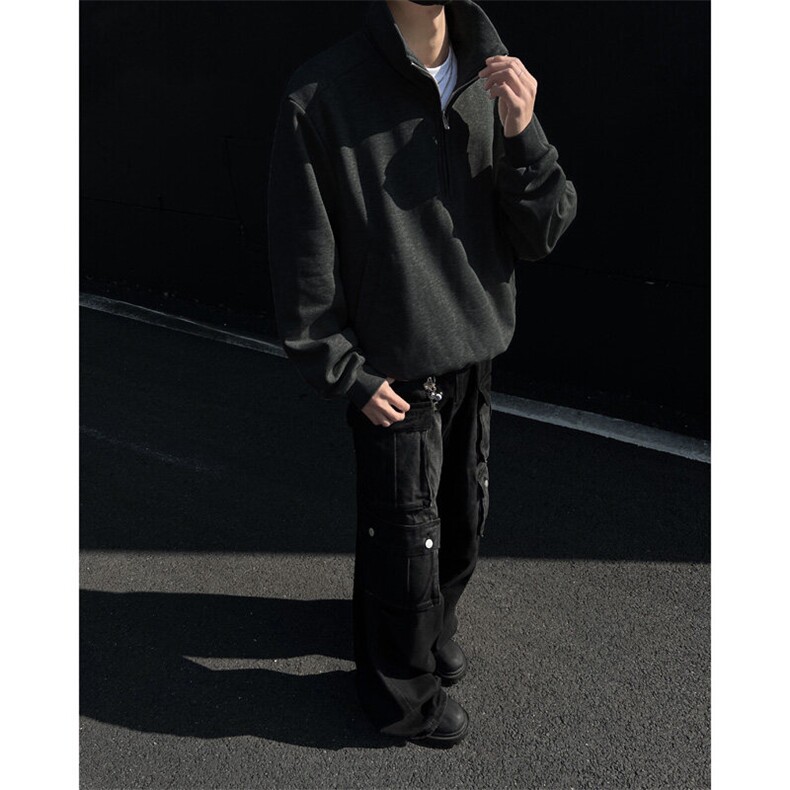 立领拉链卫衣男CP106-特p50,男装卫衣,电商B371
