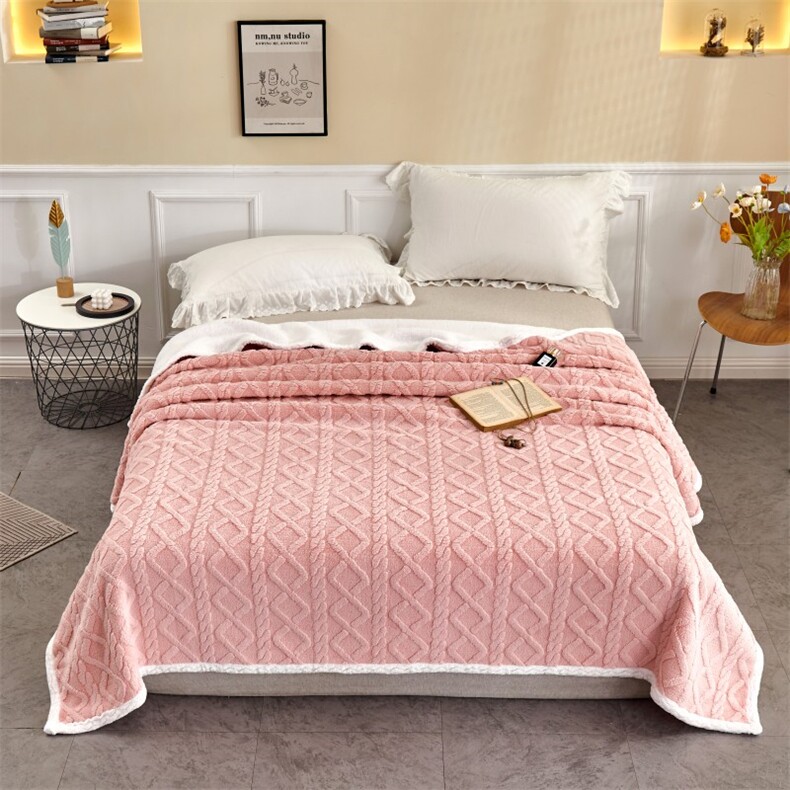 新款加厚保暖亲肤柔软塔芙绒毛毯，毯子，一起卖家纺