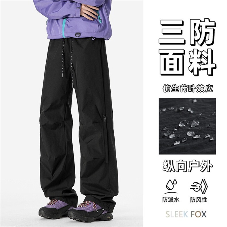 冲锋裤男美式防水机能休闲休闲裤户外工装裤登山长裤MK043P38,男装工装外套,星座1013-5