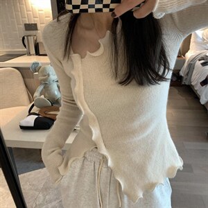 木耳边针织图片