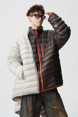 印花轻便90绒白鸭绒M-5XL大码：锦纶羽绒服男78187P238控328，男装羽绒服，星座227-7