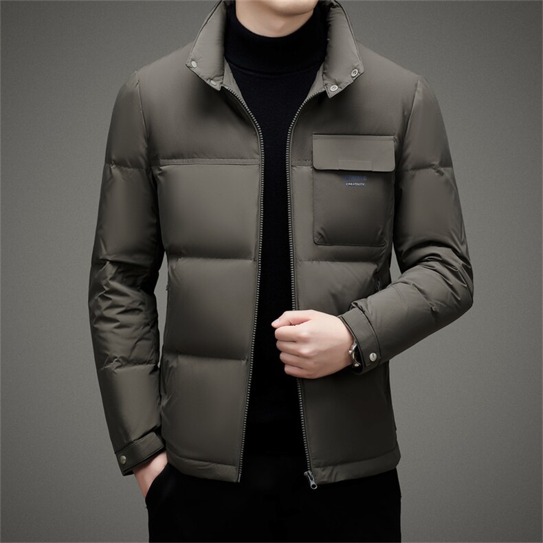 BAMJ-8960钱塘2020-2中青年男士时尚休闲翻领冬季厚款羽绒服P275,男装羽绒服,钱塘207-2