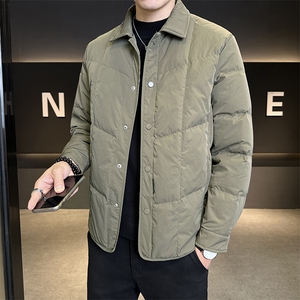 冬季棉服男2025新款翻领轻薄保暖外套男装棉衣C317-M8381-P135图片