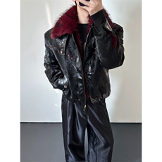已安排黑红伯爵双面穿座山雕加绒加厚仿貂毛棉服外套mj1110-p218，男装棉衣，电商B288