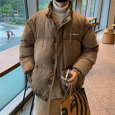 可拆卸两穿棉衣DT2287-TP140控价188冬季印花外套男棉马甲，男装棉衣，电商A102-1