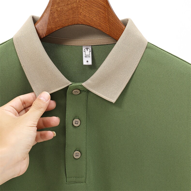 长袖POLO衫卫衣工作服定制印LOGO秋冬季款餐饮酒店公司员工装定做图片