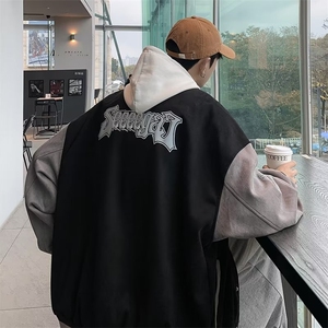 2023春季新款鹿皮绒棒球服外套 男上衣服JK07503-P63图片