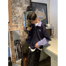 【有货】cleanfit拼接卫衣男春秋高级痞帅设计感打底衫C19LL-P45，男装卫衣，星座1007（原301D）