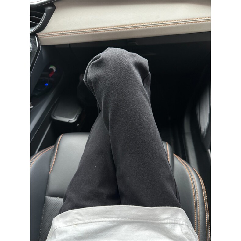 【有货】N083HH-特P32黑色修身直筒牛仔裤男美式高街cleanfit裤子,男装牛仔裤,星座1007（原301D）