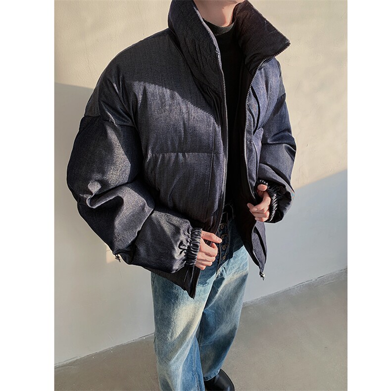 美式立领棉衣男女冬季复古短款棉服加厚保暖面包服-MY101特P95,男装棉衣,电商B289