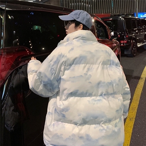 冬季迷彩扎染贴标新标白鸭绒羽绒服A247-YR106 特批P195控298图片