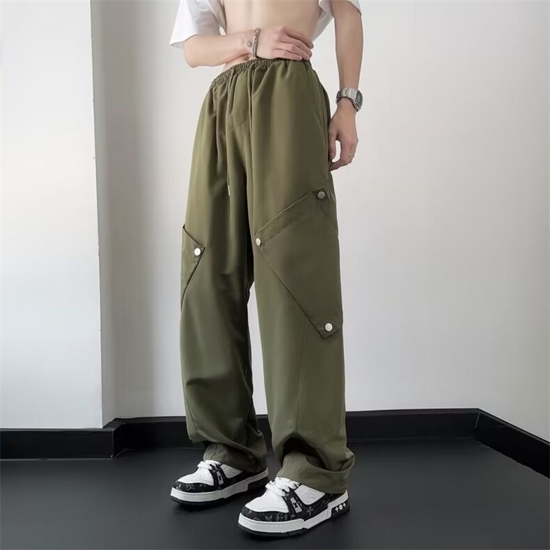 宽松型夏季休闲裤青春流行时尚潮牌潮流气质慵懒男长裤LD75P35,男装休闲裤,星座1116-2