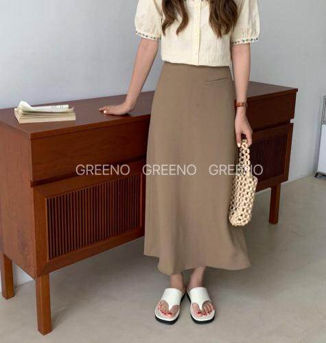 韩系净版半身裙，女装半身裙，GREENO