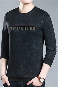 C2018钱塘2020-2秋冬新款男士卫衣大货高品质圆领长袖T恤P45图片