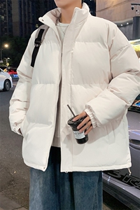 棉服棉袄秋冬新款棉衣外套纯色立领面包服保暖加厚 A436-1266-P60图片