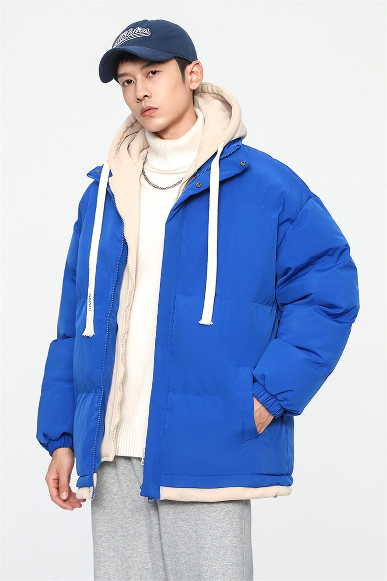 无影墙2026新品冬季宽松假两件情侣装棉服棉衣加厚外套M062-P80,男装棉衣,星座717