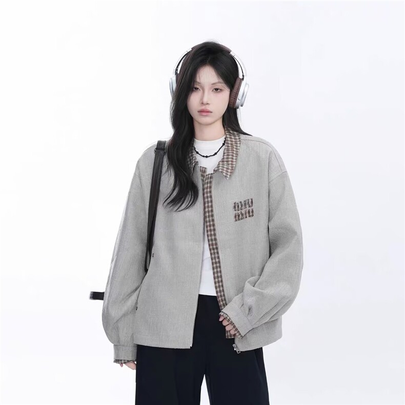 JY0698-P72网图复合刺绣假二件夹克流行日系气质原宿文艺潮流百搭,男装夹克,电商C233