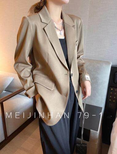 美巾涵秋季早秋薄款西装外套，女装西装，美巾涵