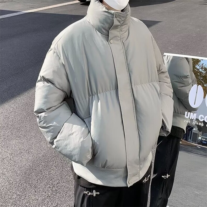 冬季棉服外套男韩版潮流加厚高街帅气2024新款ins棉衣MF207-P99,男装棉衣,星座412-3