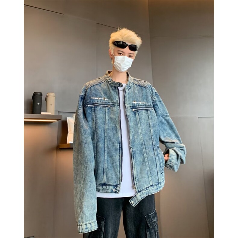 秋季新款美式复古夹克水洗外套 N1224 P78图片