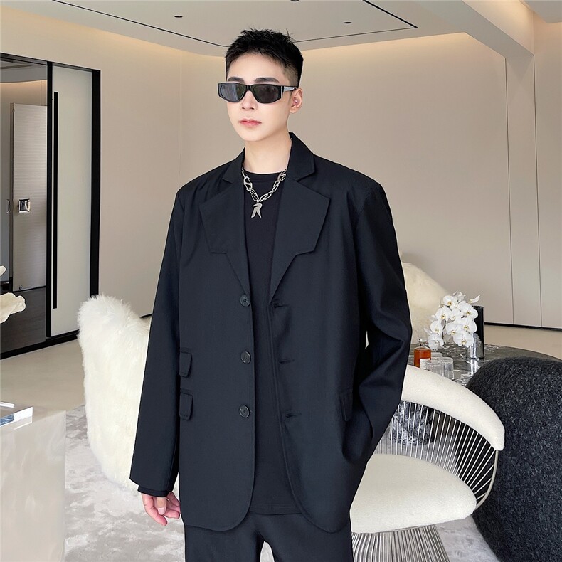 英伦风轻奢西服外套男士韩版潮流时尚正装西装上衣A345-182-P135,男装西服套装,电商A345