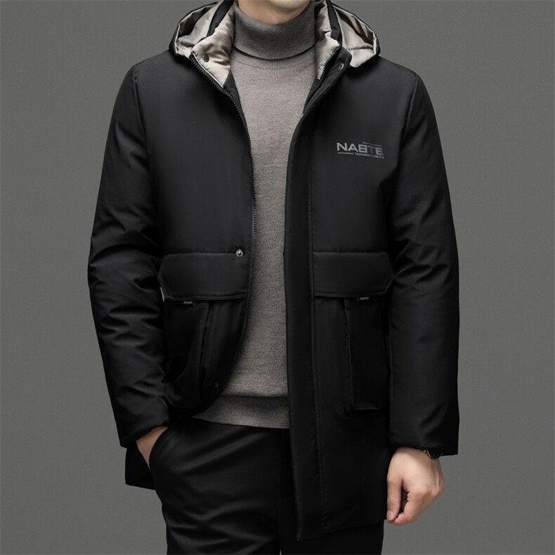 DMF3216钱塘2020-2中年男士冬季厚款连帽商务休闲棉服货稳P117,男装棉衣,钱塘207-2