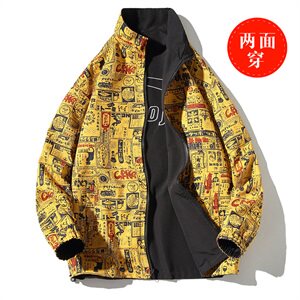 2021面料：100%聚酯纤维  里面：95%棉5%其它纤维夹克J6015-P65图片