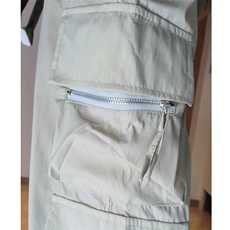 抖音直播夏男女工装裤冰丝拉链大口袋抽绳束脚冲锋裤K976P48，男装工装外套，星座1013