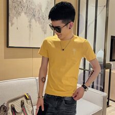 T男士短袖t恤潮牌ins夏季修身风半袖潮流，男装T恤，星座102A（原电商D309-1）