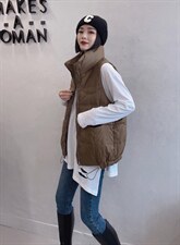 2021冬季新款90绒马甲，女装马甲，曼希野