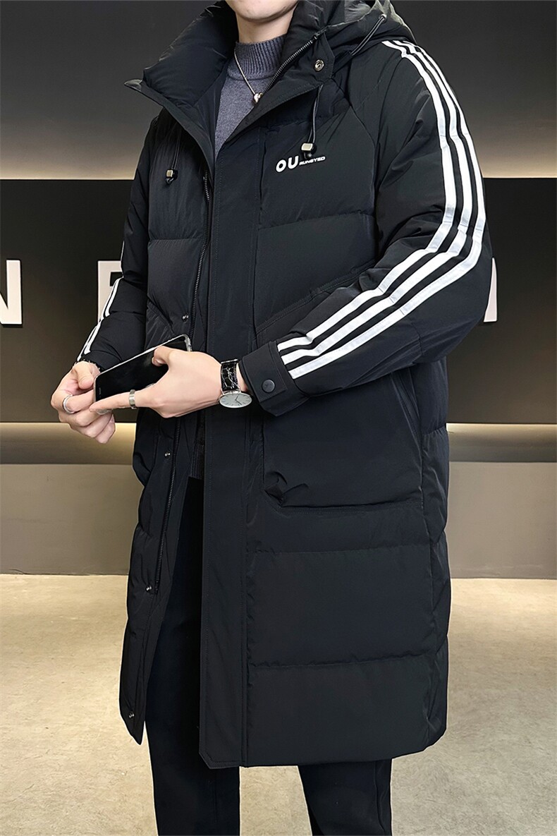 50白鸭绒中长款男装羽绒服连帽加厚保暖外套C317-Y6150-P265,男装羽绒服,电商C317