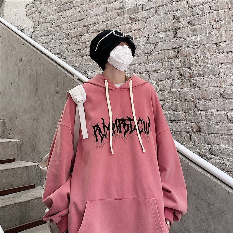22新款秋复古美式水洗做旧宽松连帽男女中性卫衣301B-JB7886-P68图片