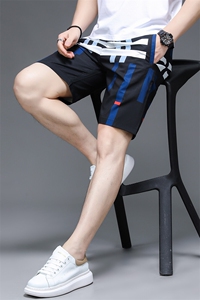C233208男士2026年夏季新款青年短裤中腰运动休闲宽松沙滩裤图片