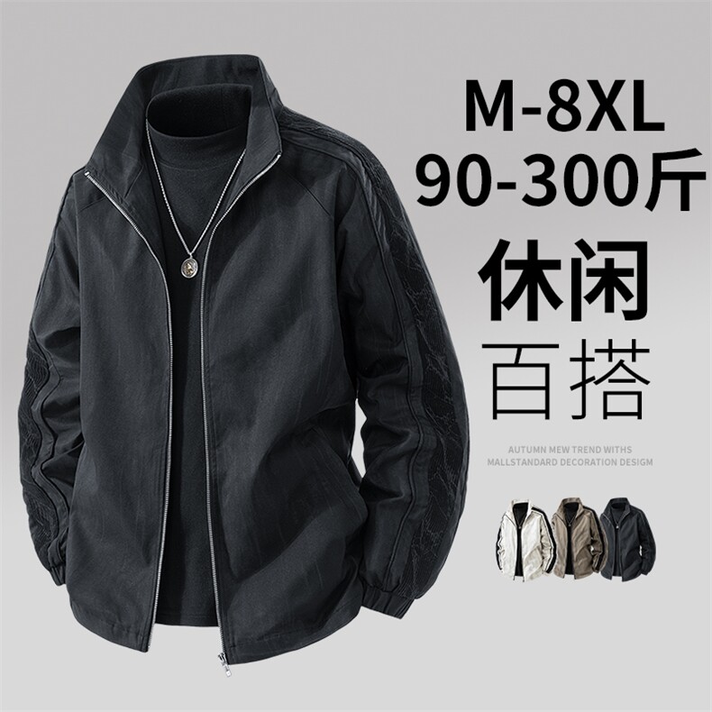 3D大码男士休闲夹克外套8510-P70控108大码元,男装夹克,星座209