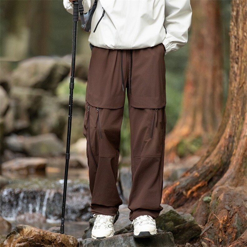 春季户外徒步运动登山防风冲锋裤直筒工装裤男休闲K3508特P50,男装休闲裤,星座309（原A406）