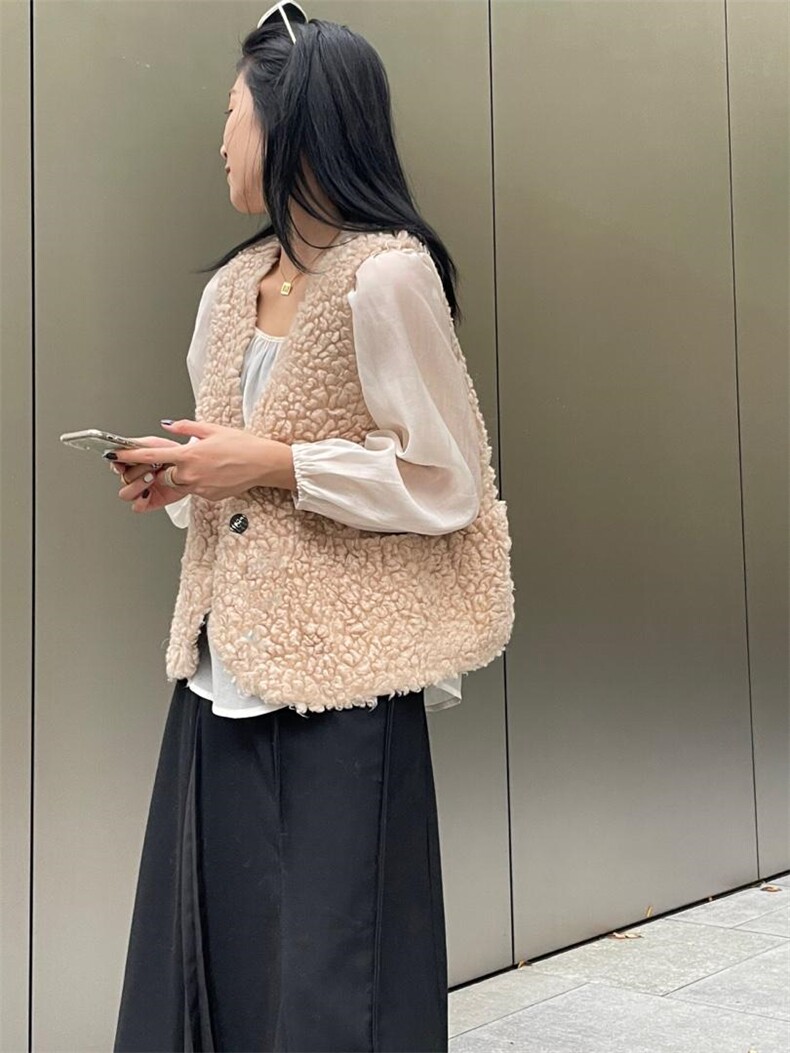 韩版60羊毛马甲，女装马甲，TG&OR 芮+