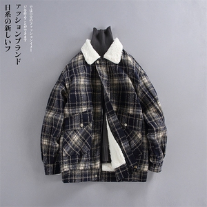 羊羔毛棉服男2025冬季新款休闲外套潮牌棉衣棉袄 M613 P120 控158图片