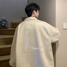 麂皮绒夹克男大码立领褂子外套JK85349-P68加绒款-P78，男装夹克，电商A040
