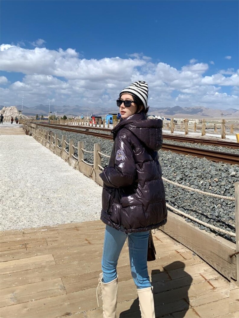 【现货】2021新款冬季时尚女装羽绒服，女装羽绒服，百妹仟红