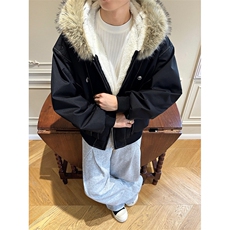 517A-8-Y92-P88毛领可拆卸加棉毛绒内胆高品质派克服情侣棉衣外套，男装棉衣，星座517A-8（原B282）