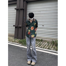 cleanfit夏季弹力牛仔裤男美式高街vibe裤灰色水洗做旧牛仔裤，男装牛仔裤，星座310A-4