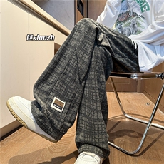 XZ616秋季新款灯芯绒满印双褶订标休闲长裤TY1069P55控68，男装休闲裤，星座512A（原616）
