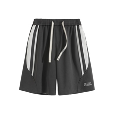 重磅侧边条纹凉感撞色刺绣休闲冲锋短裤X416B-1-DK3106-特P28控58，男装牛仔裤，星座416B-1