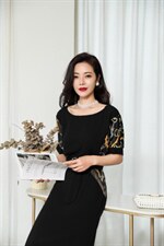 气质连衣裙，女装连衣裙，蓝芝衣秀