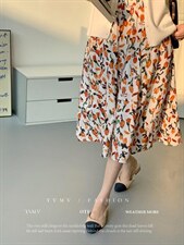 碎花半裙，女装半身裙，TVMV(3F)